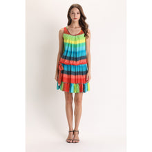 Load image into Gallery viewer, Gloria Raibow Rayon Dress
