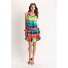 Load image into Gallery viewer, Gloria Raibow Rayon Dress
