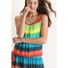 Load image into Gallery viewer, Gloria Raibow Rayon Dress
