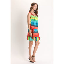 Load image into Gallery viewer, Gloria Raibow Rayon Dress
