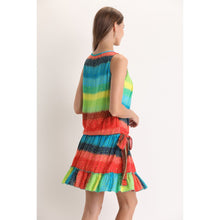 Load image into Gallery viewer, Gloria Raibow Rayon Dress
