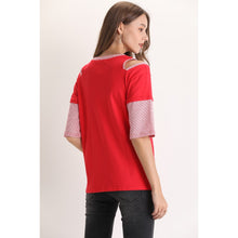 Load image into Gallery viewer, Zalia Trumpet Sleeves Tee
