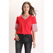 Load image into Gallery viewer, Zalia Trumpet Sleeves Tee
