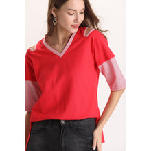 Load image into Gallery viewer, Zalia Trumpet Sleeves Tee
