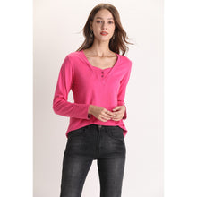 Load image into Gallery viewer, Pansy Long Sleeves Knit Top
