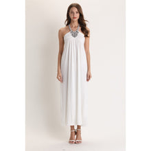 Load image into Gallery viewer, Athena Crystal Halter Dress
