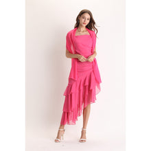 Load image into Gallery viewer, Hayley Asymmetrical Chiffon Dress
