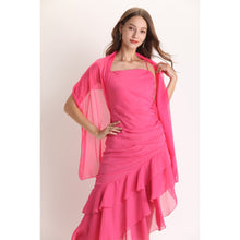 Load image into Gallery viewer, Hayley Asymmetrical Chiffon Dress
